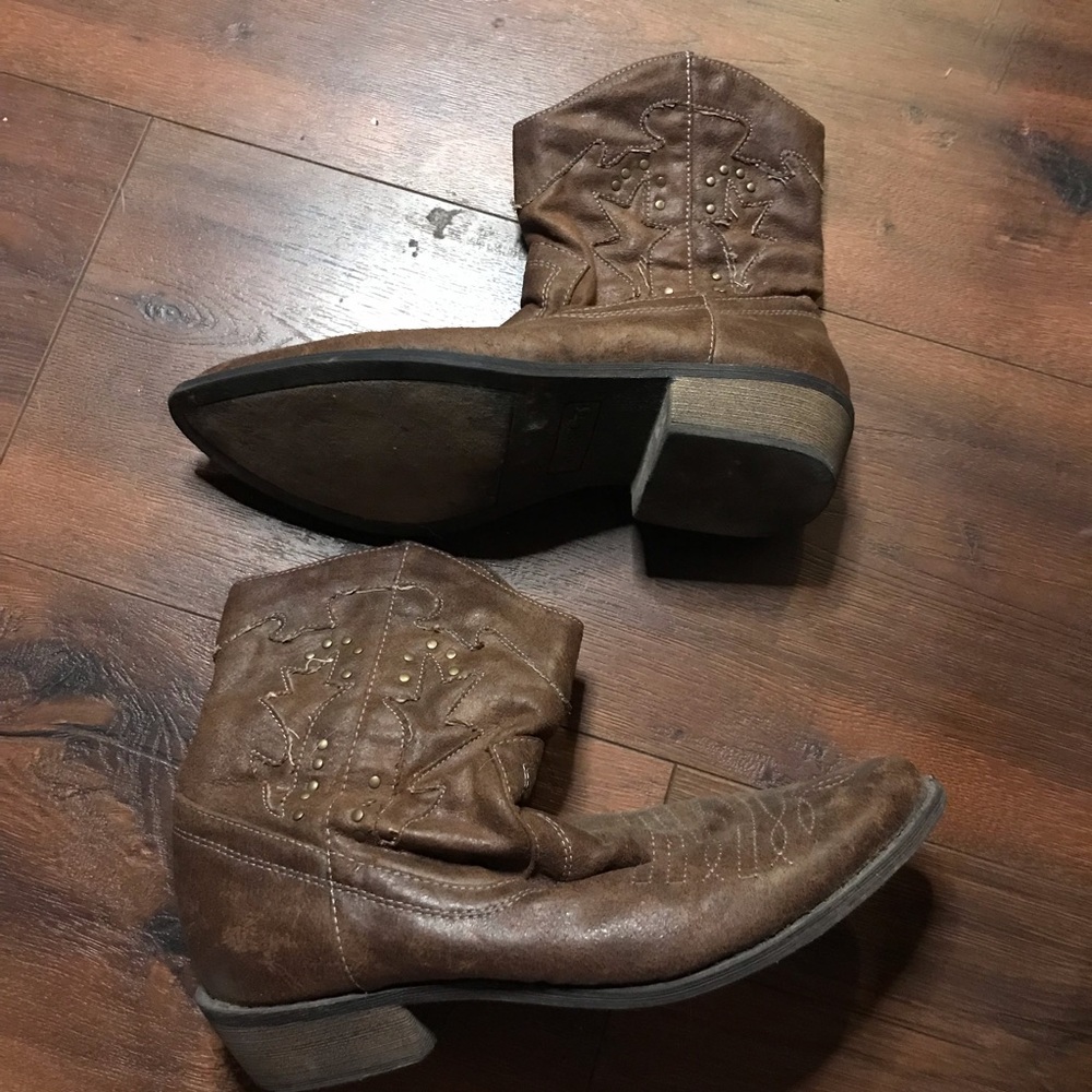 Coconut Brown Cowboy Boots